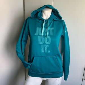 Nike XS teal hoodie sweatshirt Just Do It